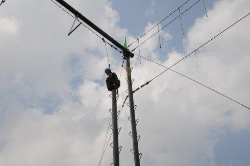第一次高空抓斗