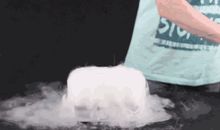 当干冰遇到泡泡水