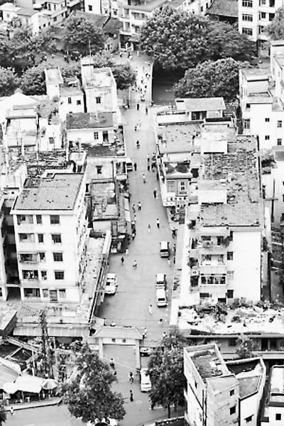 城市村庄的变化