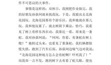 最令我难忘的一次挣钱经历