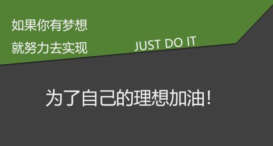 为我的理想而战