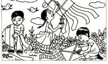 三年级看图写话放风筝300字