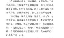 父母对我的爱作文200字