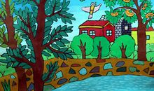 秋天一幅美丽的画