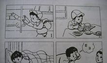 鸡蛋壳看图写话二年级100字