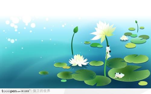 池塘里的小青蛙