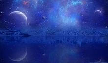 迷人的夏夜星空