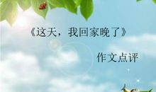 这天，我回家晚了作文600字