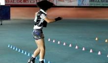 我学轮滑的苦与乐