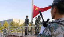 当五星红旗冉冉升起的时候