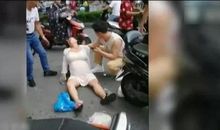 雨中感人的一幕