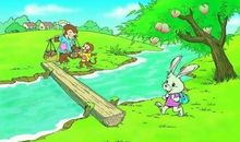 过河的兔子