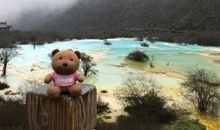 第一次邂逅九寨的水