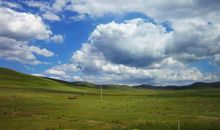 美丽的空中大草原