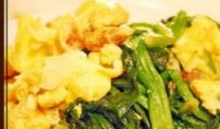 一道美味的菠菜炒蛋