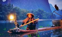 渔舟唱晚烟雨纷呈