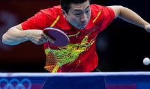 一次吹乒乓球比赛