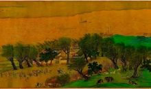 清明雨蒙蒙走竹林