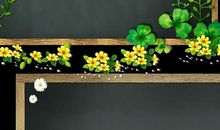 黑板、粉笔、黑板擦