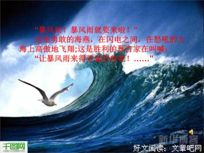 听风暴的声音