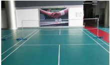 羽毛球场上的柔情