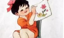 洗手帕看图写话