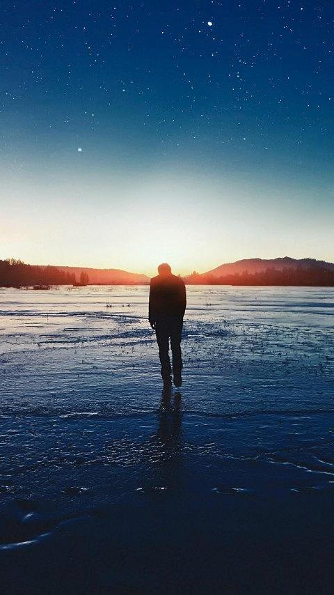 夕阳的背面