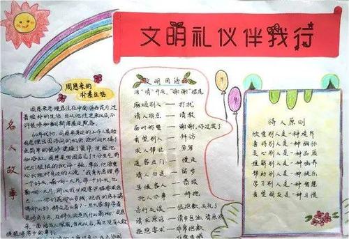 文明的礼节陪伴我成长