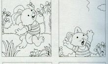 小白兔汽球飞走了看图写话