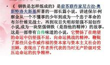 钢铁是怎样炼成的梗概