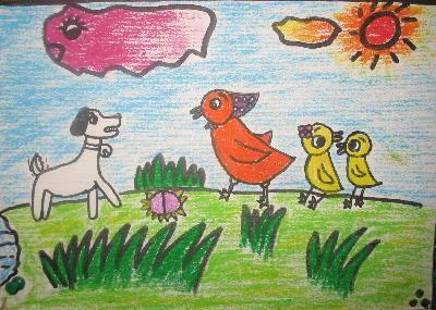 智救小鸭，看照片写二年级