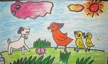 智救小鸭看图写话二年级