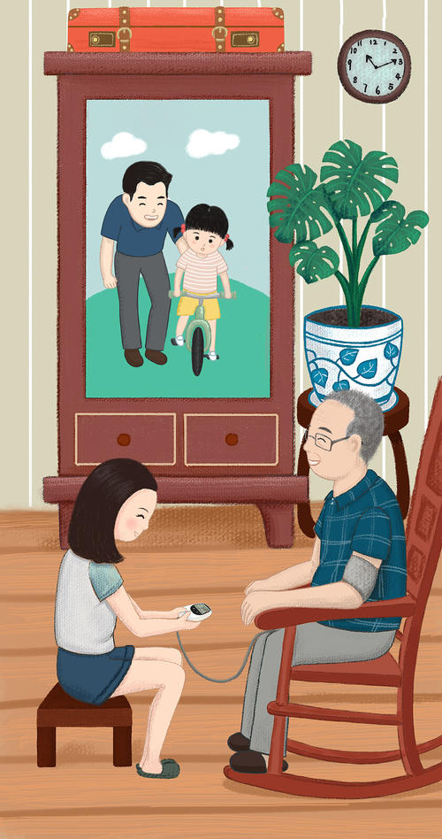爸爸妈妈跟我一起长大