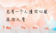 给我一个懂你的机会