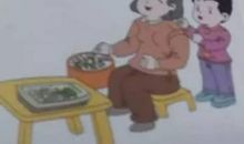 给奶奶捶背的看图写话一年级