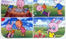 近视眼小兔看图写话