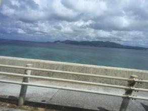 在海上