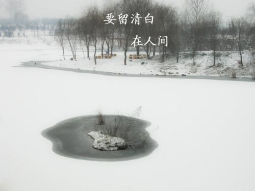 在世界上保持清白