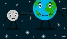 月亮和地球的对话