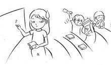 我第一次上讲台