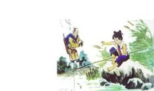 改写《小儿垂钓》