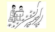 爷爷请我当老师看图写话