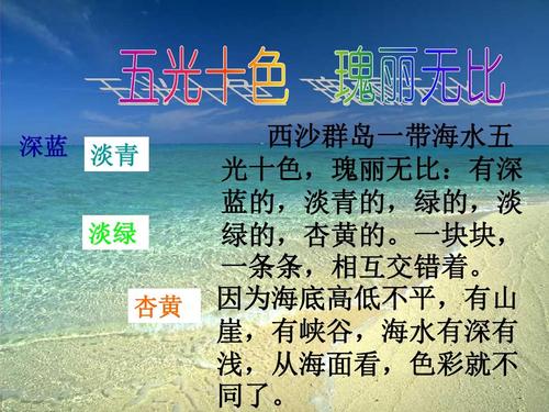 富有的西沙群岛的三年级组成
