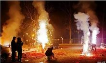 振奋人心的鞭炮声