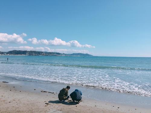 镰仓的海滩