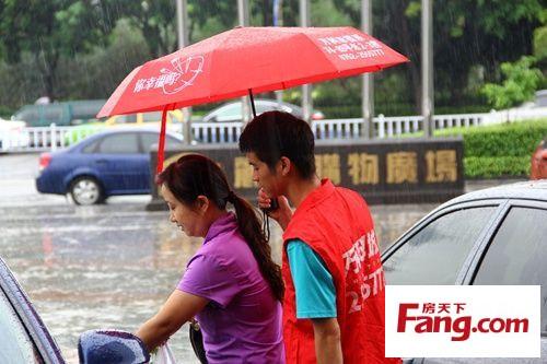 隐藏在雨伞中的爱