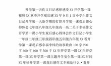 新学期新打算作文600字