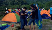 我最难忘的第一次露营