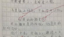二年级写话我的好朋友200字