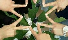 根托起美丽的花